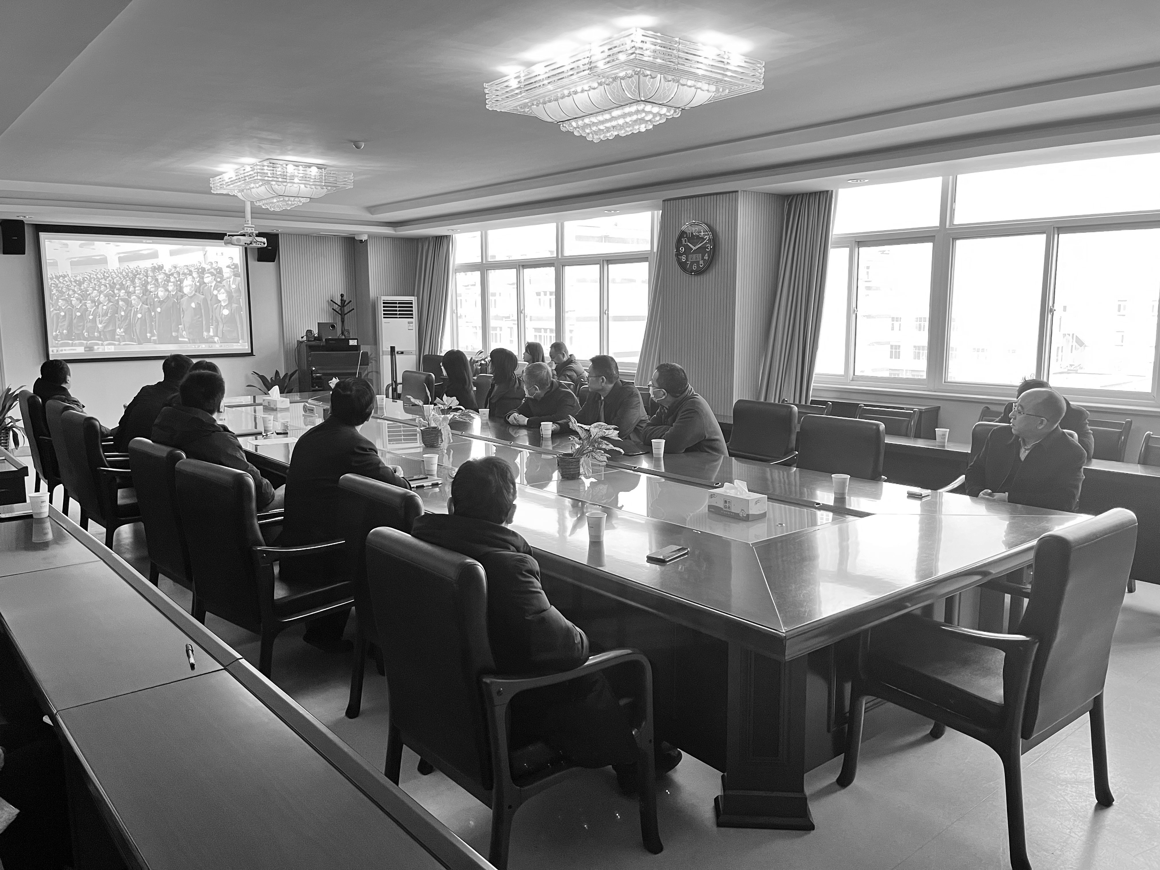 公司黨委組織全體黨員干部職工收聽(tīng)收看江澤民同志追悼大會(huì)