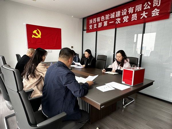 凝心聚力啟新程，有色駝城黨支部正式成立！